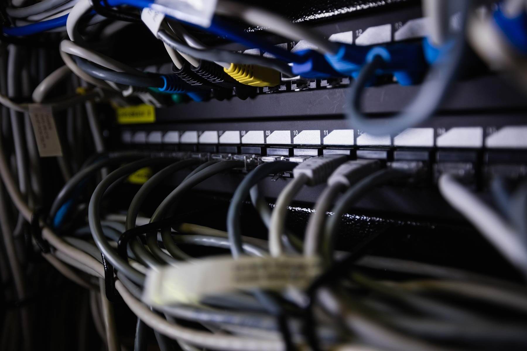 Weitblick Mk Network Verkabelung Technik Closeup